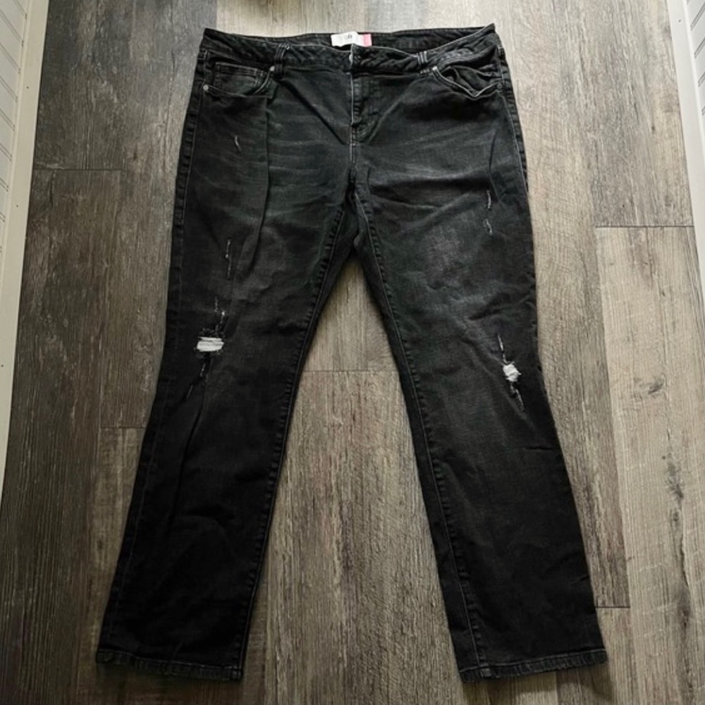 Cabi | Black Slim Boyfriend Jeans